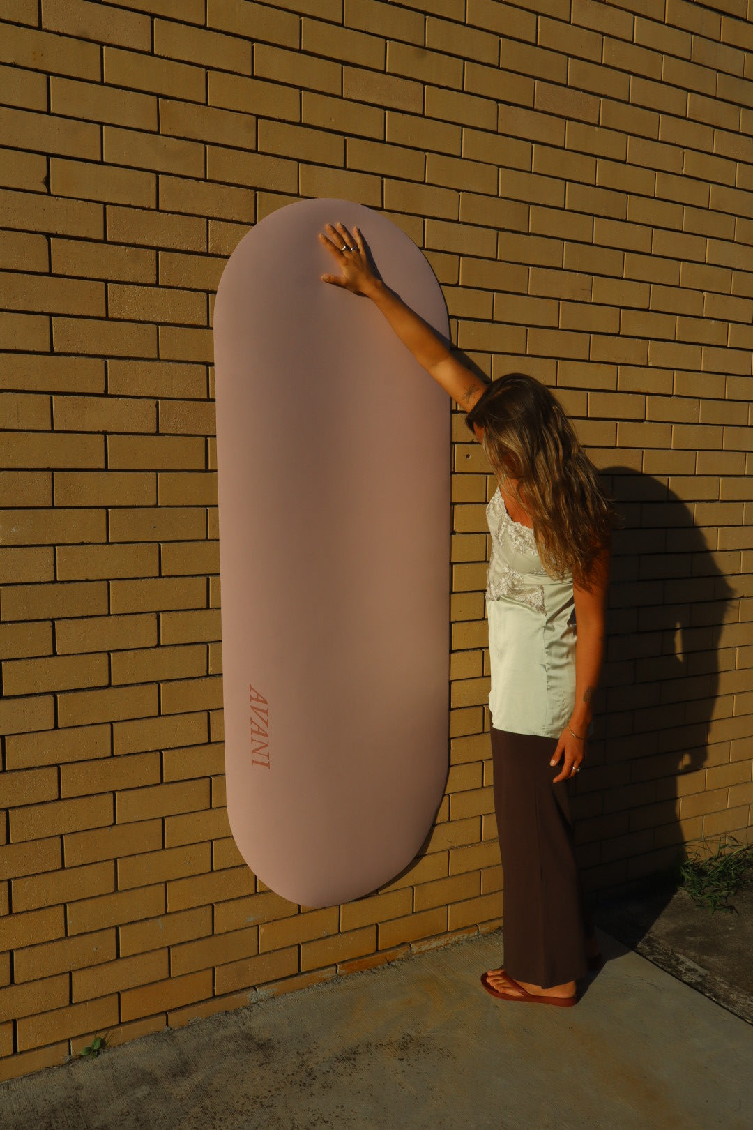 Strawberry cloud / Oval Mat
